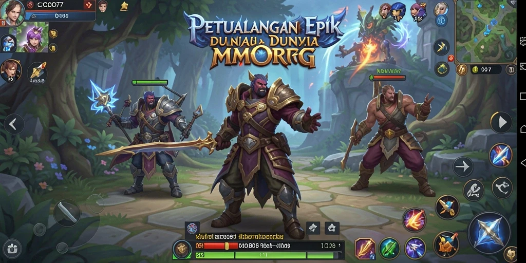 Gameplay epik dalam COO77 dengan pertarungan seru dan grafis menakjubkan.