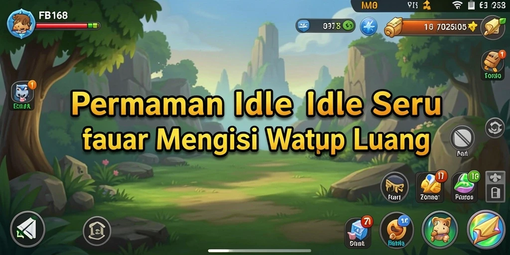 Screenshot utama FB168 menampilkan gameplay Idle yang menarik dan interaktif.