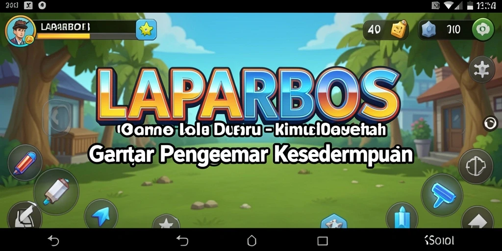 Screenshot utama LAPARBOS menampilkan gameplay Idle yang seru.